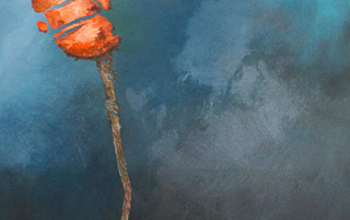 Buoy at Kingsand Seascape Painting