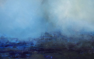 Rough Sea Seascape Painting by Artist Anne Haigh