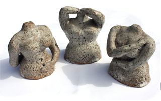 Figures Sculpture by Devon Sculptor Anne Haigh